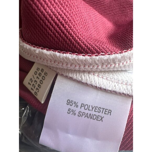 Adidas Womens Size Large ClimaWarm CoolMax 1/4 Zip Mock Top Purple Golf NWT - Picture 6 of 6